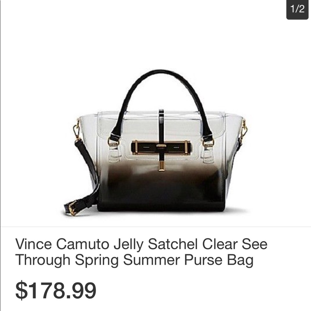 Vince Camuto clear bag